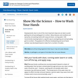 Show Me the Science - How to Wash Your Hands