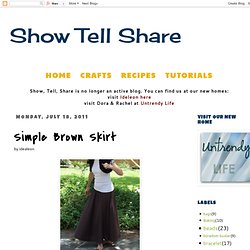 Simple Brown Skirt