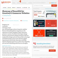 Showcase of Beautiful (or Creative) E-Commerce Websites - Smashing Magazine