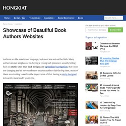 Showcase of Beautiful Book Authors Websites