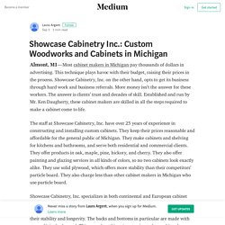 Showcase Cabinetry Inc.: Custom Woodworks and Cabinets in Michigan