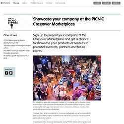 Showcase your company at the PICNIC Crossover Marketplace
