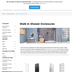 walk in shower enclosures