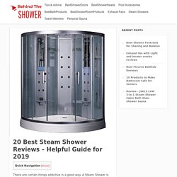 20 Best Steam Shower Reviews - Helpful Guide for 2019 - Behind The Shower