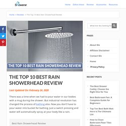 The Top 10 Best Rain Showerhead Review - Showerar.com