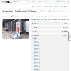 Showerloop : Douche infinie écologique — Wikifab