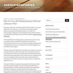 shower filter for hard water