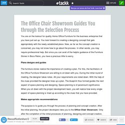 The Office Chair Showroom Guides You through the Selection Process