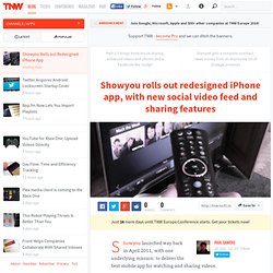 Showyou Rolls out Redesigned iPhone App