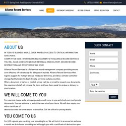Expert Shredding Service Edwards Colorado