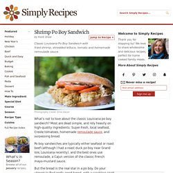 Shrimp Po Boy Sandwich Recipe