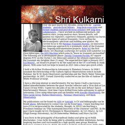 Shrinivas Kulkarni's Webpage