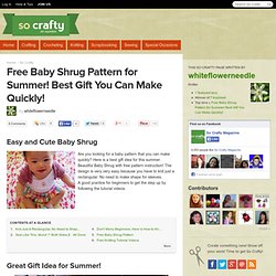 Free Baby Shrug Pattern for Summer! Best Gift You Can Make Quickly!