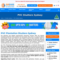 PVC Shutters Sydney