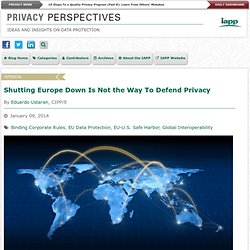 Shutting Europe Down Is Not the Way To Defend Privacy