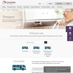 Shuttle Services -Singapore Changi Airport