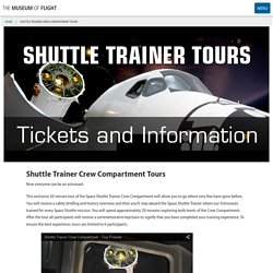Shuttle Trainer Crew Compartment tours at The Museum of Flight