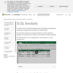 SI (SI, fonction) - Support Office