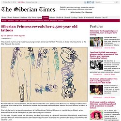 Siberian princess reveals her 2,500 year old tattoos