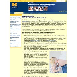 Helping Your Older Child Adjust: Your Child: University of Michigan Health System