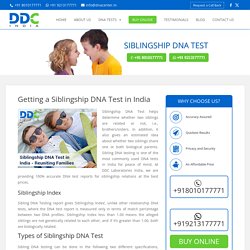 DNA test for Donor relationship in India