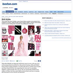 Sick of pink - The Boston Globe - Aurora