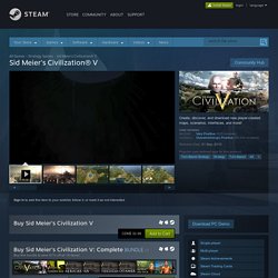 Sid Meier's Civilization® V on Steam