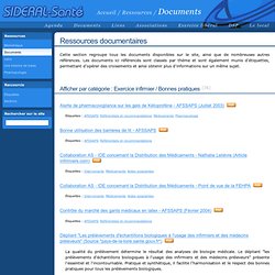 SIDERAL-Santé : Ressources / Documents