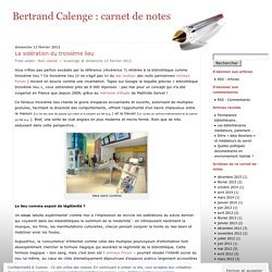 Bertrand Calenge : carnet de notes