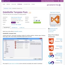 SideWaffle Template Pack extension