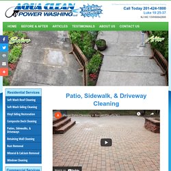 Patio, Sidewalk, & Driveway Cleaning - Aqua Clean Power Washing LLC