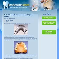 Hisorique dentaire