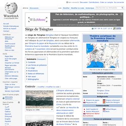 Siège de Tsingtao