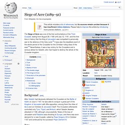 Siege of Acre (1189–1191)