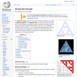 Sierpinski triangle