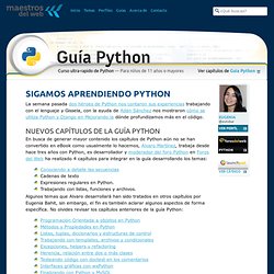 Sigamos aprendiendo Python