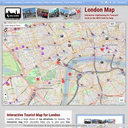 London Tourist Map for Sightseeing - Interactive