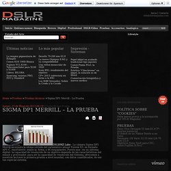 Sigma DP1 Merrill – La Prueba