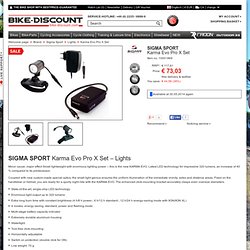 Sigma Sport Kit lampe de casque Karma Evo Pro X