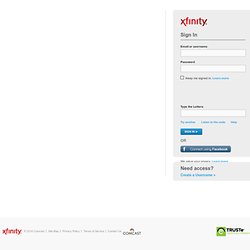 Sign in to Comcast