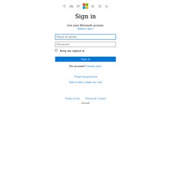 Sign in to your Microsoft account