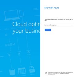 Sign in to Microsoft Azure