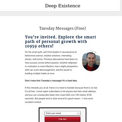 Sign Up And Stay Focused At Deep Existence