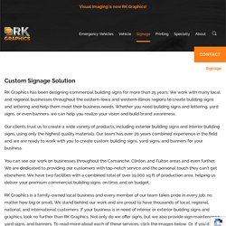 Custom Signage Solution – RK Graphics