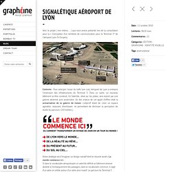 Signalétique Aéroport de Lyon