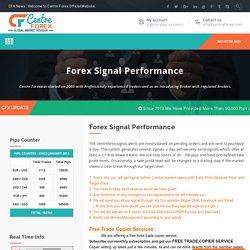 Forex signals best performance report