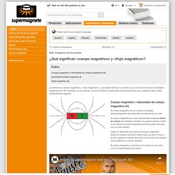 ¿Qué significan «campo magnético» y «flujo magnético»? - supermagnete.es