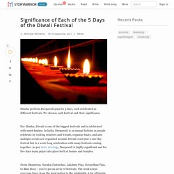 Significance of Each of the 5 Days of the Diwali Festival