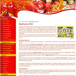 Significance of Holi,Importance of Holi,Cultural Significance of Holi,Social Significance of Holi