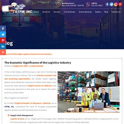The Economic Significance of the Logistics Industry